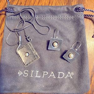 SILPADA SET...matching earrings and necklace set